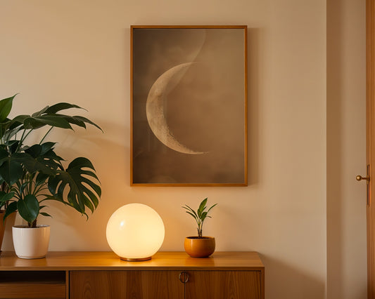 Crescent Moon at Dusk