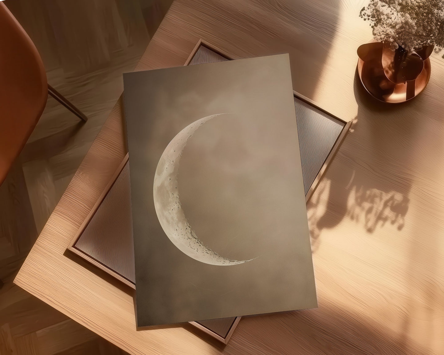 Crescent Moon at Dusk