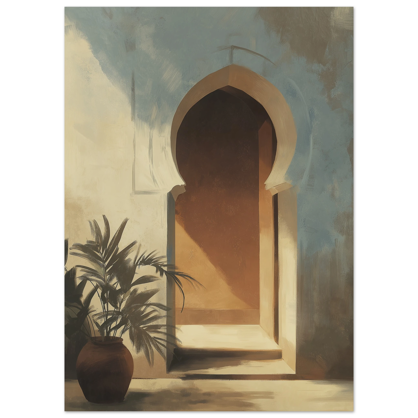 Archway at dusk