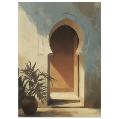 Archway at dusk