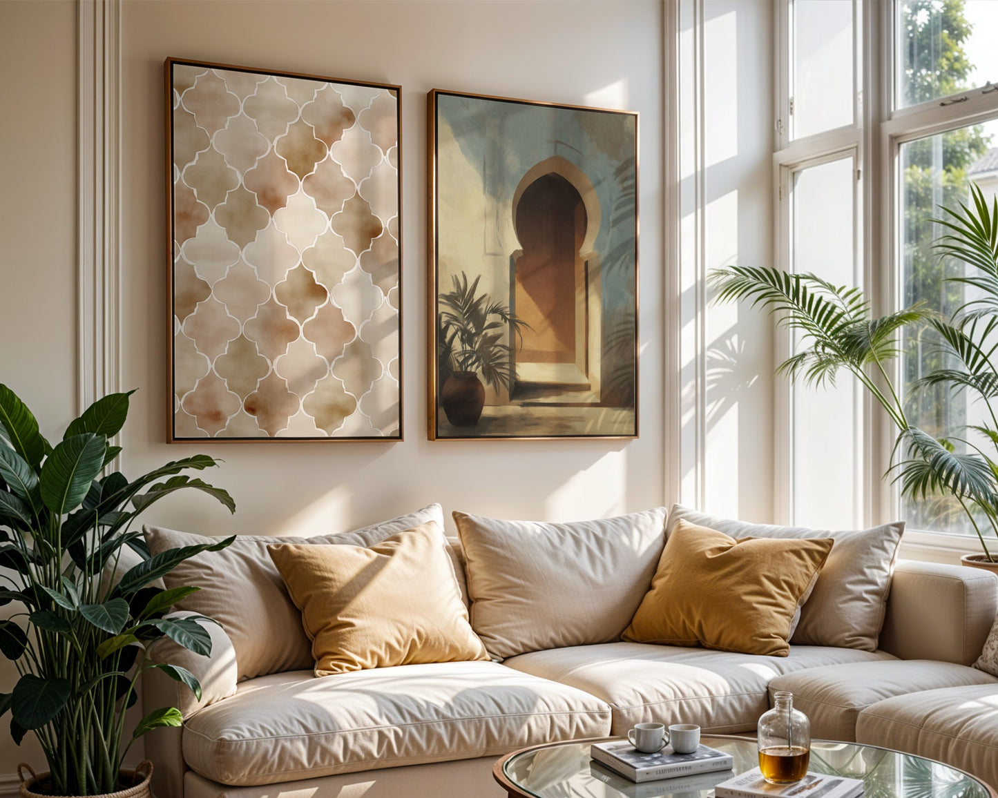 Archway at dusk