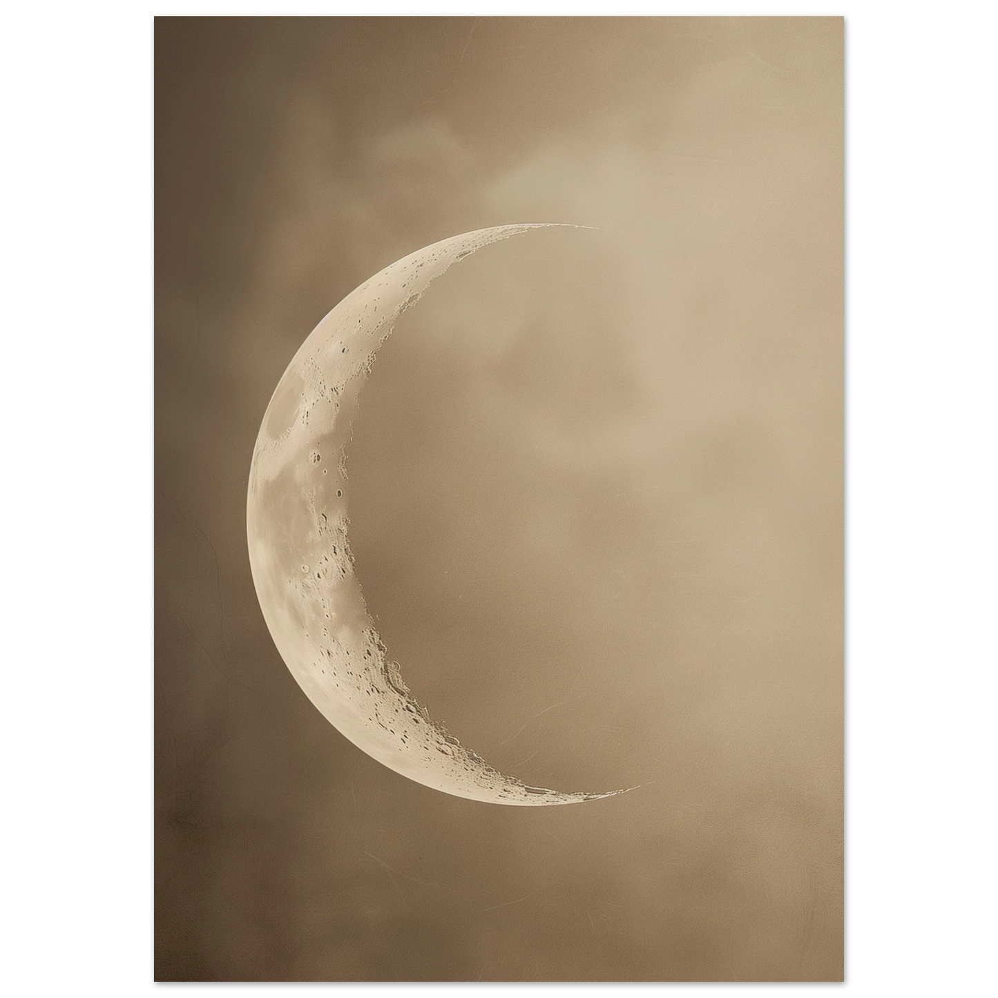 Crescent Moon at Dusk