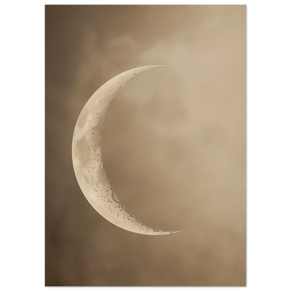 Crescent Moon at Dusk