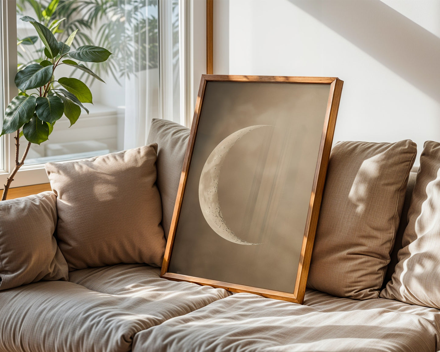 Crescent Moon at Dusk