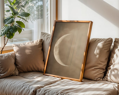 Crescent Moon at Dusk