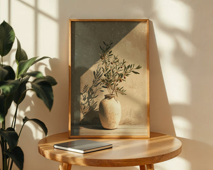 Olive Branch in Evening Light