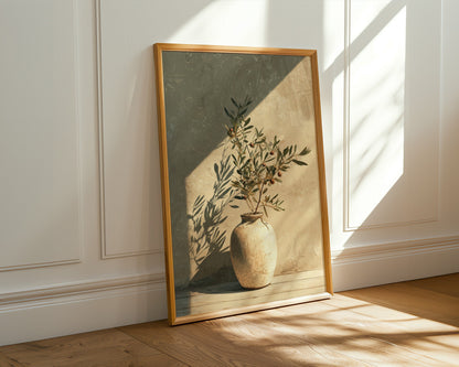 Olive Branch in Evening Light